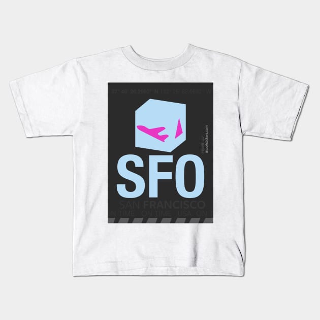 San Francisco FAN black vers Kids T-Shirt by Woohoo